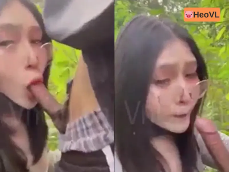 đi dã ngoại tiện trả bài eny ở trong rừng